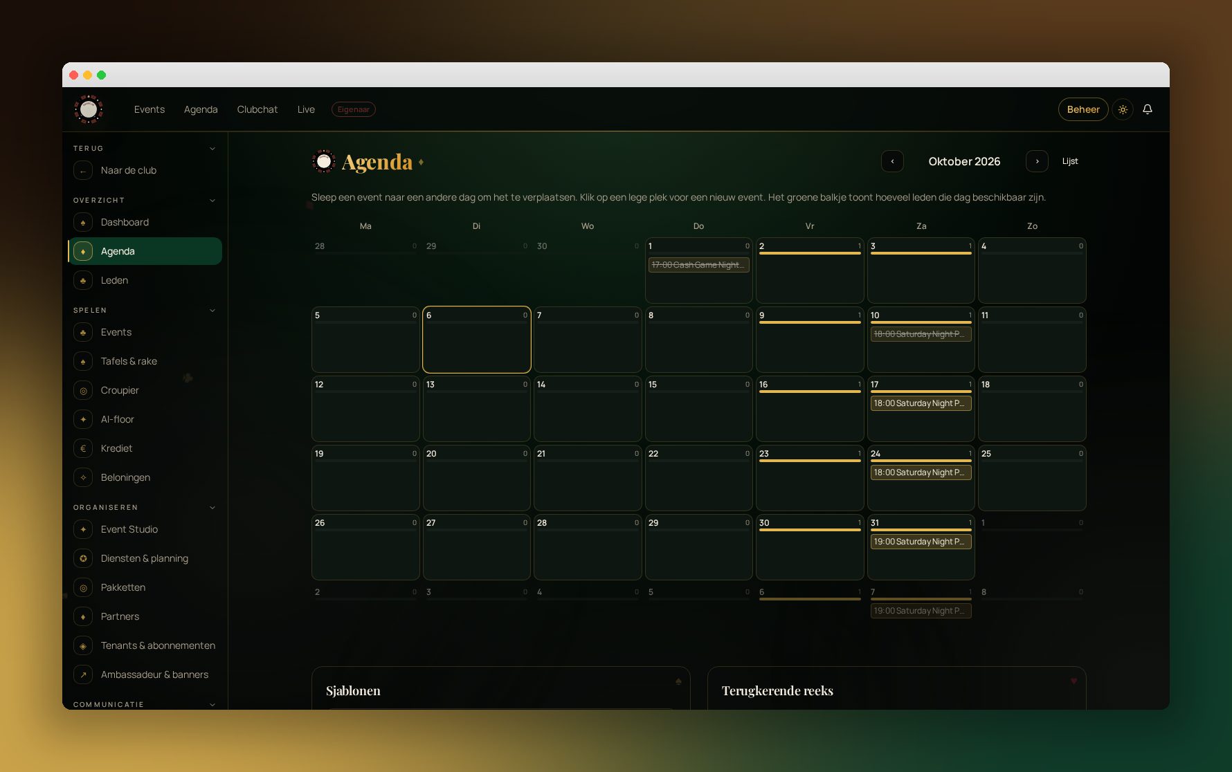 Agenda beheren